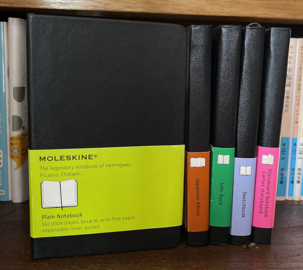 20年前のモレスキンたち